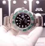 AAA Swiss Replica Rolex Submarimer Kermit 16610LV Watch - Real ETA2836